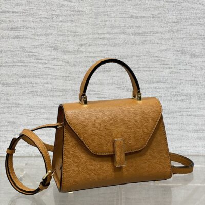 高仿𝐕𝐚𝐥𝐞𝐗𝐭𝐫𝐚包包 Iside Crossbody Micro bag 手提包單肩包 焦糖色