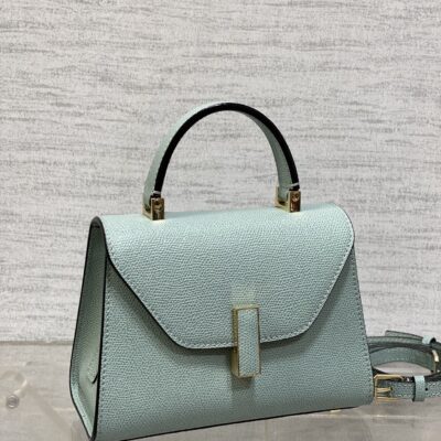 高仿𝐕𝐚𝐥𝐞𝐗𝐭𝐫𝐚包包 Iside Crossbody Micro bag 手提包單肩包 霧霾藍