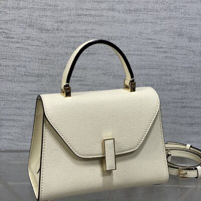 高仿𝐕𝐚𝐥𝐞𝐗𝐭𝐫𝐚包包 Iside Crossbody Micro bag 手提包單肩包 白色