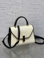 高仿𝐕𝐚𝐥𝐞𝐗𝐭𝐫𝐚包包 Iside Crossbody Micro bag 手提包單肩包 黑拼白