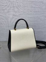 高仿𝐕𝐚𝐥𝐞𝐗𝐭𝐫𝐚包包 Iside Crossbody Micro bag 手提包單肩包 黑拼白