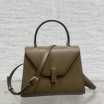原單A貨𝐕𝐚𝐥𝐞𝐗𝐭𝐫𝐚包包 Iside Top handle mini bag 手提包單肩包 深卡色
