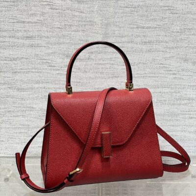 原單A貨𝐕𝐚𝐥𝐞𝐗𝐭𝐫𝐚包包 Iside Top handle mini bag 手提包單肩包 大紅色
