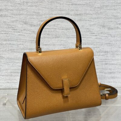 原單A貨𝐕𝐚𝐥𝐞𝐗𝐭𝐫𝐚包包 Iside Top handle mini bag 手提包單肩包 焦糖色