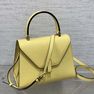 原單A貨𝐕𝐚𝐥𝐞𝐗𝐭𝐫𝐚包包 Iside Top handle mini bag 手提包單肩包 黃色