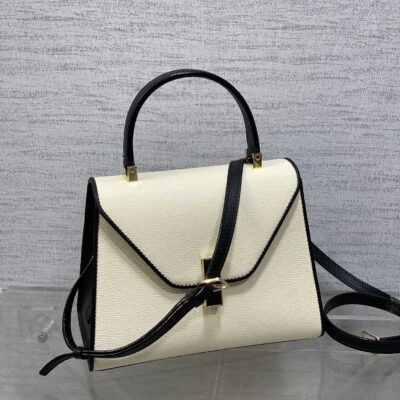 原單A貨𝐕𝐚𝐥𝐞𝐗𝐭𝐫𝐚包包 Iside Top handle mini bag 手提包單肩包 黑拼白