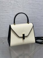 原單A貨𝐕𝐚𝐥𝐞𝐗𝐭𝐫𝐚包包 Iside Top handle mini bag 手提包單肩包 黑拼白