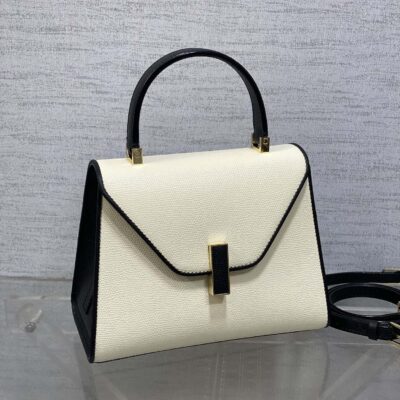 原單A貨𝐕𝐚𝐥𝐞𝐗𝐭𝐫𝐚包包 Iside Top handle mini bag 手提包單肩包 黑拼白
