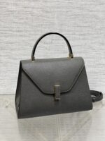 複刻高仿𝐕𝐚𝐥𝐞𝐗𝐭𝐫𝐚包包 Iside Top handle medium bag 手提包單肩包 鋼鐵灰