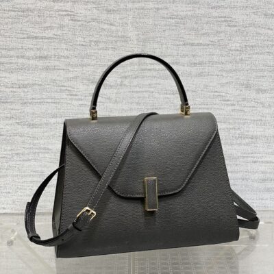 複刻高仿𝐕𝐚𝐥𝐞𝐗𝐭𝐫𝐚包包 Iside Top handle medium bag 手提包單肩包 鋼鐵灰