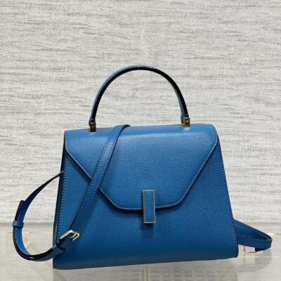 複刻高仿𝐕𝐚𝐥𝐞𝐗𝐭𝐫𝐚包包 Iside Top handle medium bag 手提包單肩包 鈷藍色