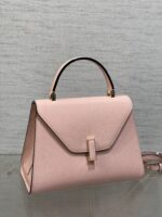 複刻高仿𝐕𝐚𝐥𝐞𝐗𝐭𝐫𝐚包包 Iside Top handle medium bag 手提包單肩包 櫻花粉