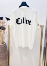 復刻Celine賽琳刺繡配以經典凱旋門印花白色半袖T恤
