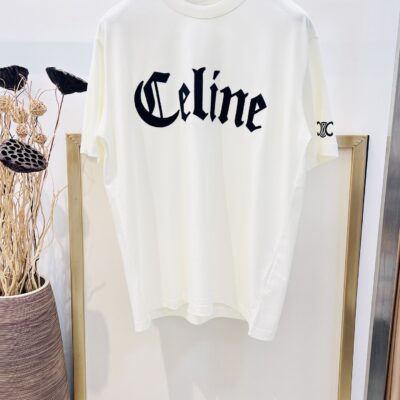 復刻Celine賽琳刺繡配以經典凱旋門印花白色半袖T恤