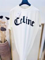 復刻Celine賽琳刺繡配以經典凱旋門印花白色半袖T恤