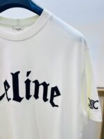 復刻Celine賽琳刺繡配以經典凱旋門印花白色半袖T恤
