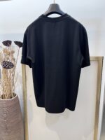 高仿Celine賽琳刺繡配以經典凱旋門印花黑色半袖T恤
