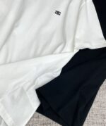 高仿Celine賽琳經典款凱旋門Logo小標刺繡短袖Tee