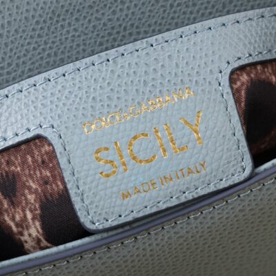 頂級DG杜嘉班納新款藍色手提斜挎包BB6111