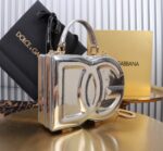 復刻DG杜嘉班納新款Logo box銀色小盒子6405