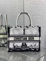頂級復刻Dior新款Tote刺繡圖案托特包