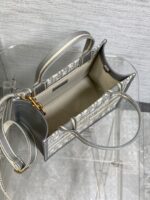 高仿網站Dior迪奧小號Tote最新秋冬老花灰系列托特包斜挎包