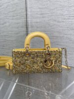 原單Dior迪奧Lady最新限量版重工珠子戴妃包