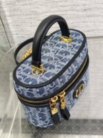 高仿Dior迪奧迷你vanity丹寧系列化妝盒