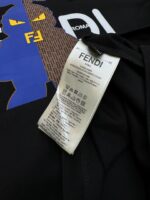 高仿網站Fendi芬迪新款FD家族FF男女同款短袖T恤三色