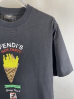 高仿服飾Fendi芬迪2025SS新款春夏短袖圓領T恤男女