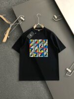 高仿衣服Fendi芬迪春夏頂級雙F重磅經典短袖