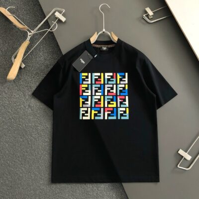 高仿衣服Fendi芬迪春夏頂級雙F重磅經典短袖
