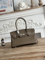 原單Hermes愛馬仕shoulder birkin 29cm ev皮大象灰銀扣手提包