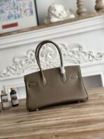 原單Hermes愛馬仕shoulder birkin 29cm ev皮大象灰銀扣手提包