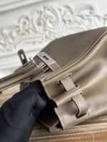 原單Hermes愛馬仕shoulder birkin 29cm ev皮大象灰銀扣手提包