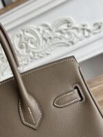 原單Hermes愛馬仕shoulder birkin 29cm ev皮大象灰銀扣手提包