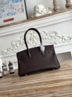 復刻Hermes愛馬仕shoulder birkin 29cm ev皮酒紅銀扣手提包