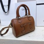 復刻Celine賽琳新款棕色牛皮波士頓包113773