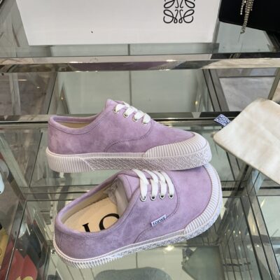 復刻LOEWE羅意威走秀款Ballet Runner 2.0情侶款芭蕾紫色運動鞋