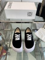 高仿LOEWE羅意威走秀款Ballet Runner 2.0情侶款芭蕾黑色運動鞋