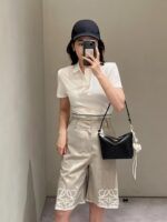 高仿LOEWE羅意威黑色Puzzle Fold Pouch麻將包66005