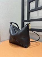 高仿LOEWE羅意威黑色Puzzle Fold Pouch麻將包66005