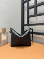 高仿LOEWE羅意威黑色Puzzle Fold Pouch麻將包66005