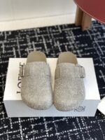 頂級莆田鞋LOEWE羅意威新款Loewe25ss勃肯拖鞋
