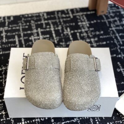 頂級莆田鞋LOEWE羅意威新款Loewe25ss勃肯拖鞋