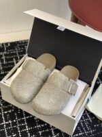 頂級莆田鞋LOEWE羅意威新款Loewe25ss勃肯拖鞋