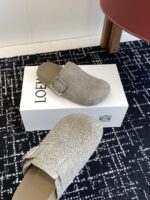 頂級莆田鞋LOEWE羅意威新款Loewe25ss勃肯拖鞋
