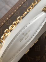 頂級LV路易威登M12265白色Wallet On Chain Capucines手袋