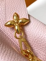 原單LV路易威登M24120粉色Capucines迷你手袋