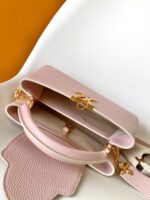 原單LV路易威登M24120粉色Capucines迷你手袋